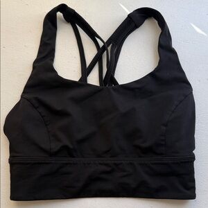 lululemon athletica Black Crossback Sports Bra
